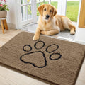 Smiry Dog Door Mat for Muddy Paws, Absorbent Non Slip Dirt Trapper by Smiry