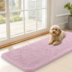 OLANLY Dog Door Mat for Muddy Paws 47x17, Super Absorbent Chenille Mud Mat by OLANLY