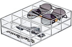 Amazing Abby - Soleil - 2-Pack Acrylic 4-Compartment Sunglass Organizer - Image 6