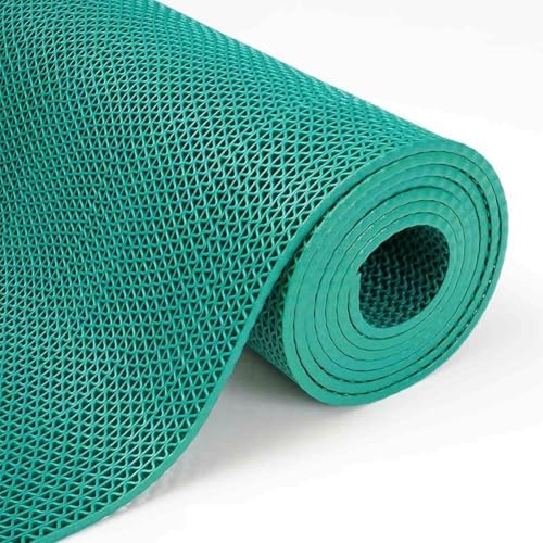 Thick PVC Drainage Floor Mat 4x97FT, Non Slip Flooring Mats Swimming Pool by Unknown
