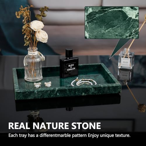 Real Natural Marble Tray for Bathroom, Kitchen Counter & Desktop - Image 4