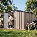 Devoko 8x12 FT Outdoor Storage Shed, Metal Tool Shed - Image 6