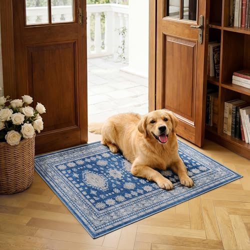 2x3 Door Mat Washable Boho Non Slip Small Throw Rug - Image 3