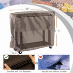 Cooler Cart Cover for 80-100 Qt Patio Rolling Ice Cart - Image 2