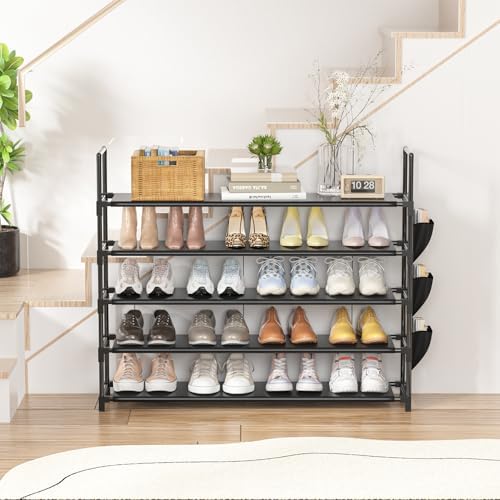 OYREL Shoe Rack 5 Tier 20-25 Storage Capacity Shoes Organizer - Image 4