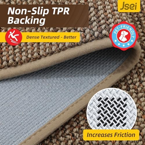 JSEI Dirt Trapper Door Mat 24" x 36", Non-Slip Washable Doormats - Image 5