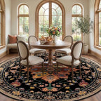 RELEANY Washable Area Rug, Round 8ft - Image 2