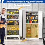 GAIOUS Metal Garage Storage Cabinet - Image 3