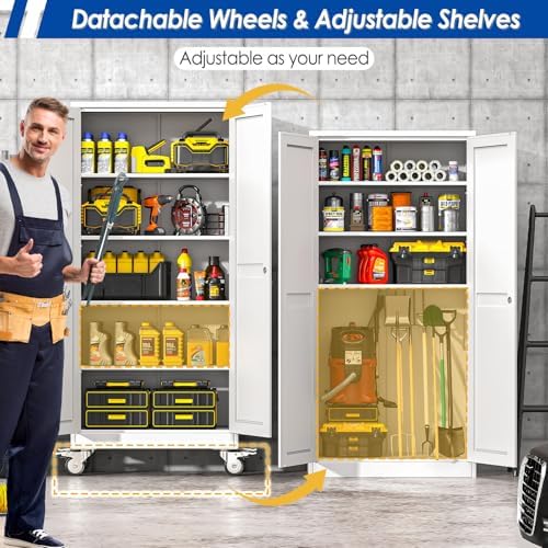 GAIOUS Metal Garage Storage Cabinet - Image 3