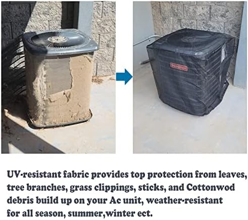 Full Mesh Air Conditioner Cover – AC Cover Designed to Protect Coils from - Image 4