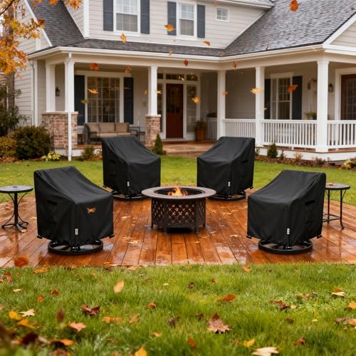 Patio Chair Covers Waterproof Patio Furniture Covers, 33W x 37D x 38 H Inches - Image 7