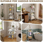 Golpart Small Shelves Storage Wire Metal Adjustable Shelf Unit - Image 4