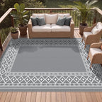 GENIMO Outdoor Rug, Waterproof Plastic Rugs - Image 2