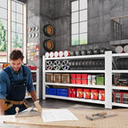 71.3” Wide Heavy Duty Metal Garage Shelving - Image 3