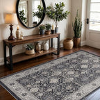 4x6 Living Room Area Rugs: Washable Non-Slip Boho Decorative Rugs - Image 2