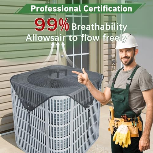 Air Conditioner Covers for Outside, Mesh AC Covers for Outdoor Units, Universal - Image 3