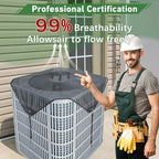 Air Conditioner Covers for Outside, Mesh AC Covers for Outdoor Units, Universal - Image 3