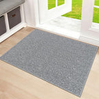 Ultra Thin Door Mat 24"x 36", Non-Slip Entrance Rugs by SharpWeaRug