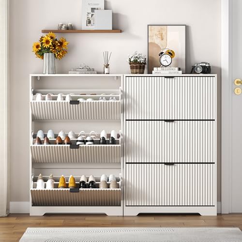 HUANLEGO Shoe Cabinet Storage for Entryway - Image 3