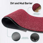 MaxMat® Extra Large Commercial Door Mat, Rubber Border Heavy Duty Door Mat - Image 3
