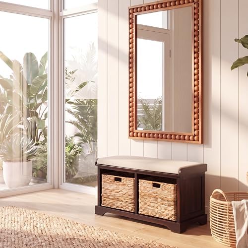 SAFAVIEH Freddy Wood Storage Bench - Image 2