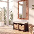 SAFAVIEH Freddy Wood Storage Bench - Image 2