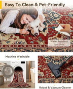 RELEANY Washable Area Rug, Runner 2'x10' - Image 5