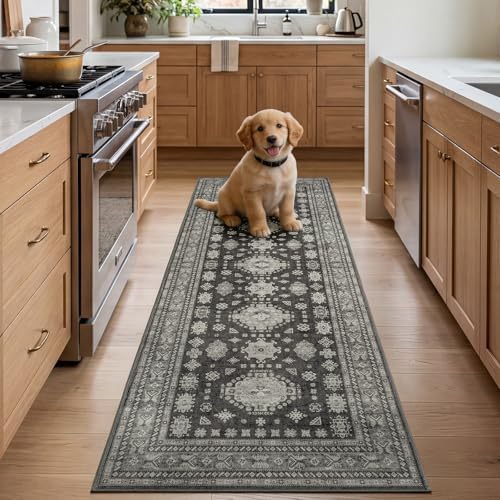2x6 Runner Rug Washable Non Slip Boho Mat by Nestiva