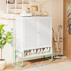 Outdoor Storage Cabinet, Heavy-Duty Metal Patio Cabinet - Image 2