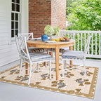 4x6 Covered Outdoor Patio Rug - Image 7