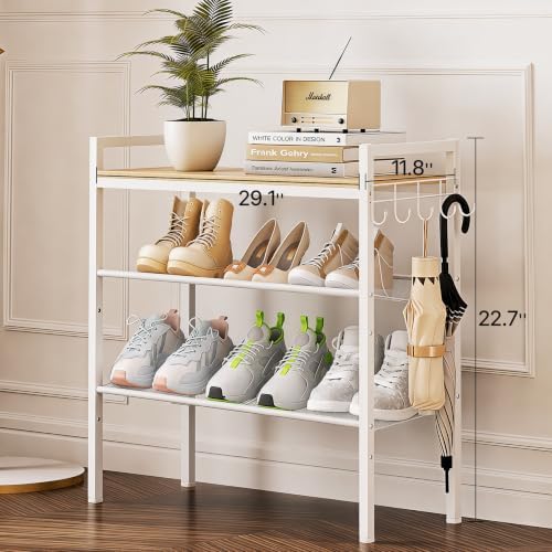 3 Tier Shoe Rack, Shoe Rack for Entryway - Image 3