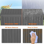 PatioZen 180 Gallon Deck Box, Resin Outdoor Storage Box - Image 4