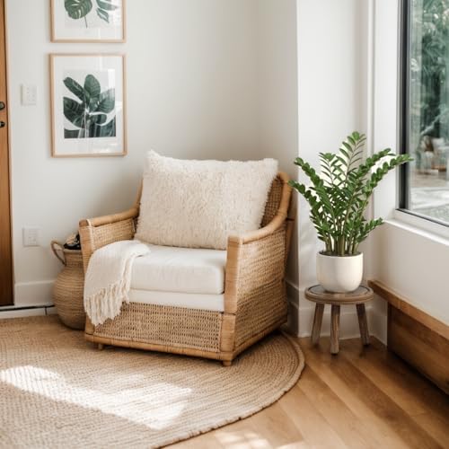 3-Pack Wood Plant Stands Indoor, Single Plant Stand - Image 4