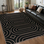 Tangsoo Easy Jute 5x7 Rug for Living Room, Washable Non-Slip Indoor Rug - Image 2