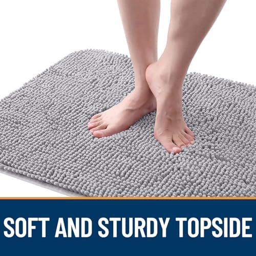 OLANLY Dog Door Mat for Muddy Paws 30x20, Super Absorbent Chenille Mud Mat - Image 4