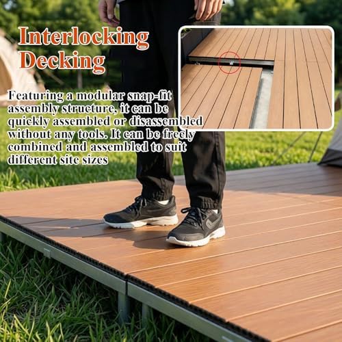 ESOYAWE 84x84cm Low Profile Patio Platform Deck - Image 3