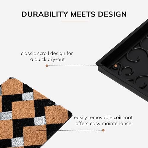 Anji Mountain Heavy Duty Waterproof Rubber Shoe Storage Mat Organizer/Boot - Image 4