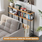 Asgolion Narrow Console Table, 15.7" Small Entryway Table - Image 6