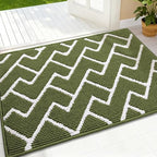 OLANLY Front Door Mat 32x20, Low-Profile Easy Clean Doormat by OLANLY