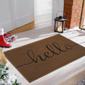 EARTHALL Funny Hello Mats Outdoor, Front Door Mat by EARTHALL