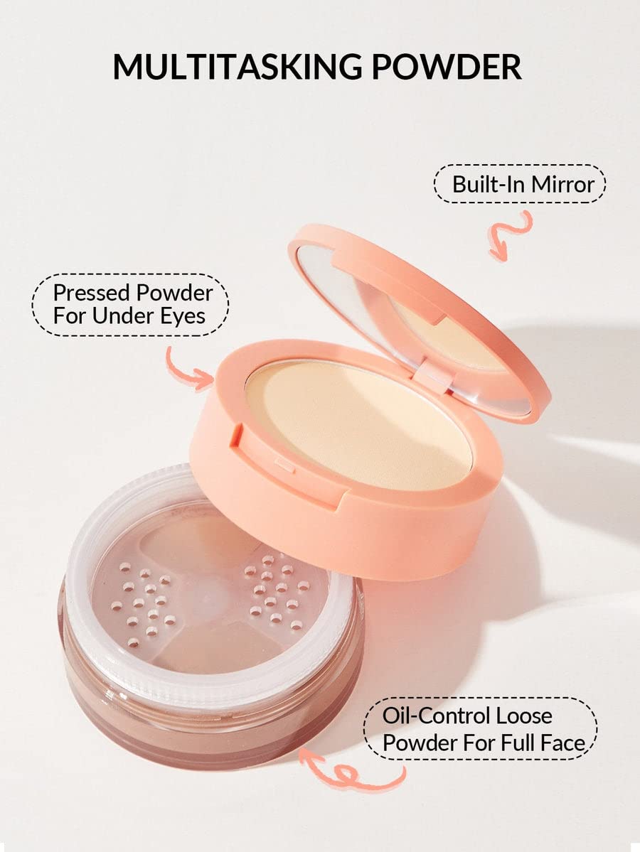 SHEGLAM Insta-Ready Face Powder Loose Under Eye Setting Powder - Cocoa Loco