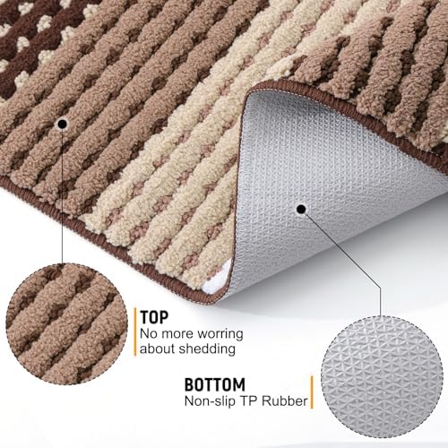 Kitinjoy Indoor Outdoor Door Mat, 59x36 Non-Slip Dirt Trapper Doormats - Image 3