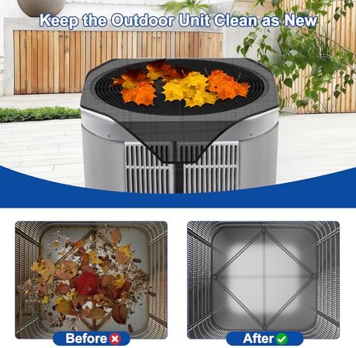Central Air Conditioner Covers for Outside Units 40'' x 40'', AC Mesh Covers - Image 5