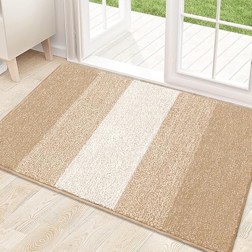 Kitinjoy Indoor Outdoor Door Mat, 32x20 Non-Slip Dirt Trapper Doormats by Kitinjoy