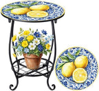 Cinnvoice Outdoor Side Table Small End Patio Porch Table by QinYee