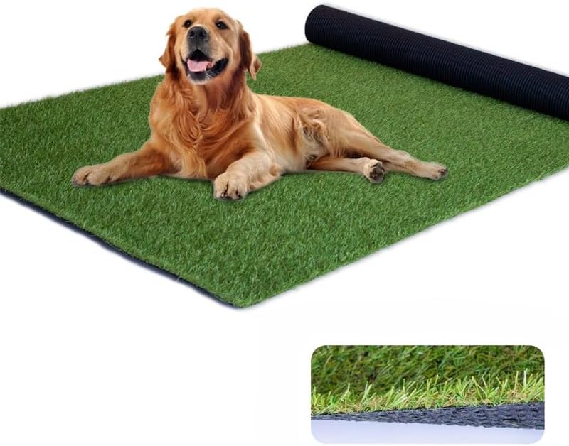 0.8 Inch Grass Height Artificial Grass 10FT x 61FT Customizable Flame Retardant by Unknown