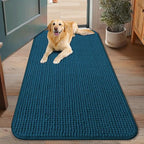 Smiry Dog Door Mat for Muddy Paws 48x30, Absorbent Low-Profile Doormats by Smiry