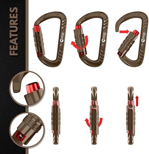 Rhino Produxs 12kN Heavy Duty Carabiner Clips - Image 4