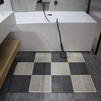 9 Pack Modular Interlocking Floor Mat Soft Non-Slip Shower Floor Tile - Image 2