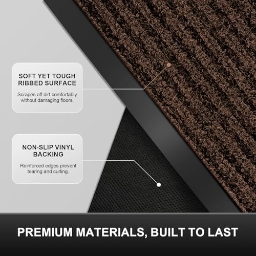 72"x48" Commercial Floor Mat, Non-Slip Waterproof Front Door Mat - Image 6